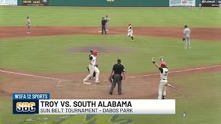 Troy beats South Alabama 11-3 in Sun Belt Tournament opener