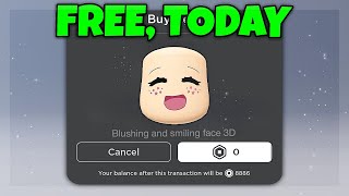 NEW FREE FACE ON ROBLOX NOW!