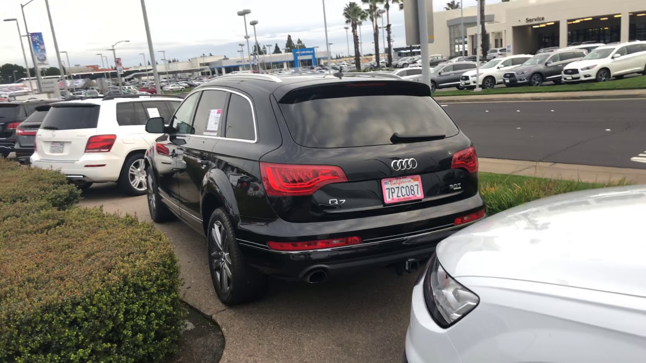 2015 Audi Q7 Black Third sunroof and nice headlights YouTube
