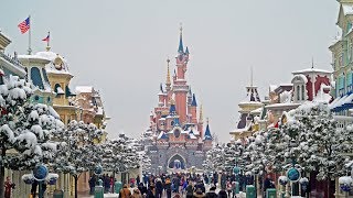 Snow at Disneyland Paris  Complete Walkthrough [4K]