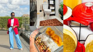 Living Alone Diaries: Half Bathroom Makeover, Workout Routine, Cooking, Self-Care Day | Ms WIT
