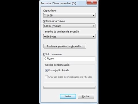 Como Formatar Um Pendrive em FAT32