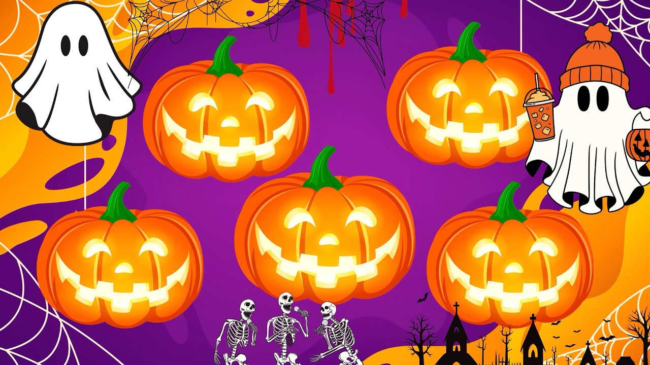 Five Little Pumpkins | Halloween song for Kids | Super Simple Fun song ...