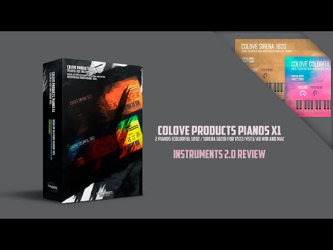 COLOVE Products - Pianos X1 (Colorful and Sirena / Update 2.0)