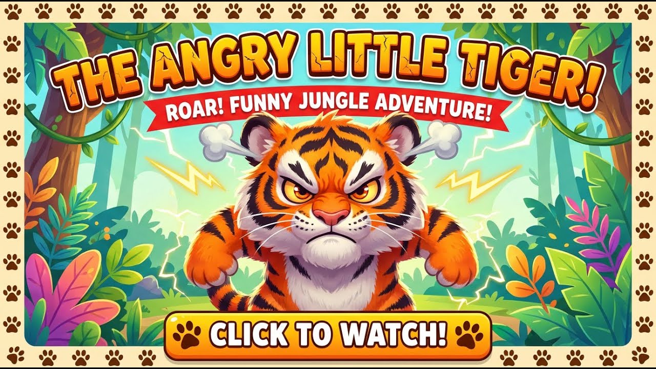 The Grumpy Tiger Who Discovered His Superpower 🐯 | Children's Bedtime ...