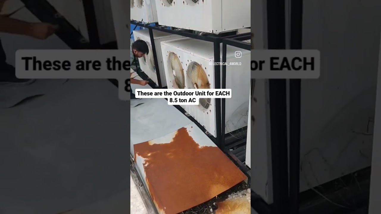 Air conditioning outdoor unit for 8.5 capacity each ❄️ 