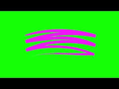 Scribble Green Screen Title