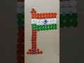 Painting on indian flag with Coin | HAPPY Independence day coin art 🇮🇳 Art #art #indianflag #tiranga