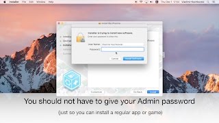 Install .PKG without Admin password (macOS) screenshot 3