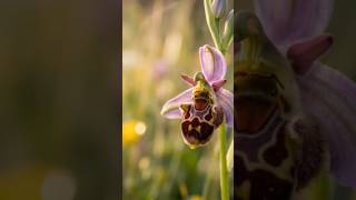 🐝 Bee Orchid (Ophrys apifera) – தேனீ போல ஏமாற்றும் அதிசய மலர்! 🌿