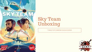 Sky Team Board Game Unboxing