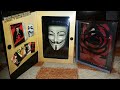 V for Vendetta Titans of Cult Steelbook &amp; US Limited Ed. w Mask &amp; UK Ed. w Comic Unboxing Review en