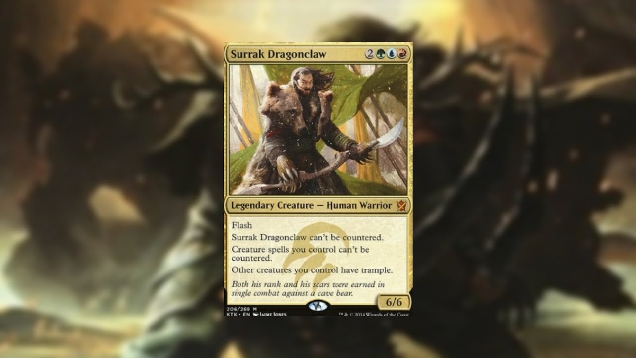 Budget Commander Deck Tech Surrak Dragonclaw YouTube