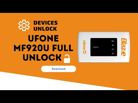 UFONE New 4G Device MF920U All Network Unlocked ? | Without Open Device Fixed IN 2022  ?
