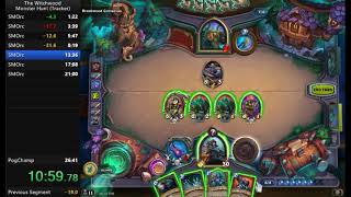 Hearthstone: Witchwood Monster Hunt (Tracker) Speedrun in 24:22