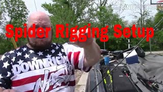Spider Rigging Setup. #Crappie #crappiefishing #spiderrig