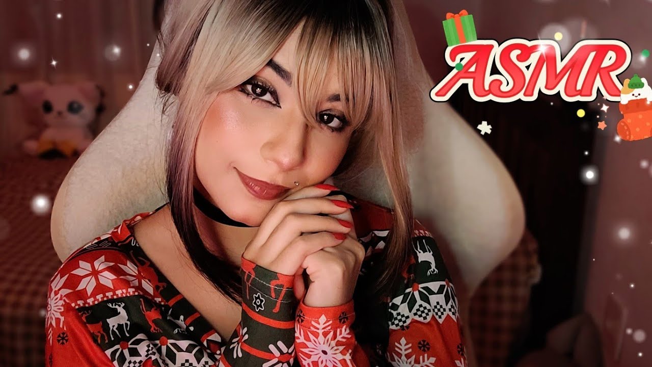 ASMR | NAMORADA CARINHOSA TE MIMANDO NO NATAL 🎄⋆꙳·❅*