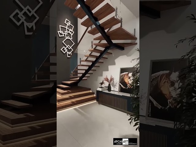 ultimate staircase design, interior home decor ♥ #shorts #trending #youtubeshorts