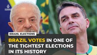 Lula and Flavio Bolsonaro face off in tightly contested Brazil election