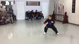 Nikki Levu - 6 yrs old - Kids Kung Fu Nunchaku form
