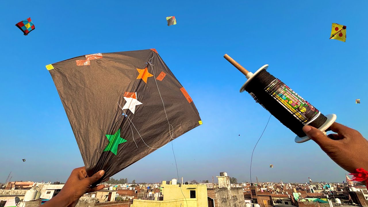 New Kite cutting Tricks & New Manjha Testing | kite fighting | kite flying | kite