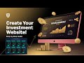 How to Create a Daily Income Investment Website  Full Setup + Script Source Code Start Earning Today