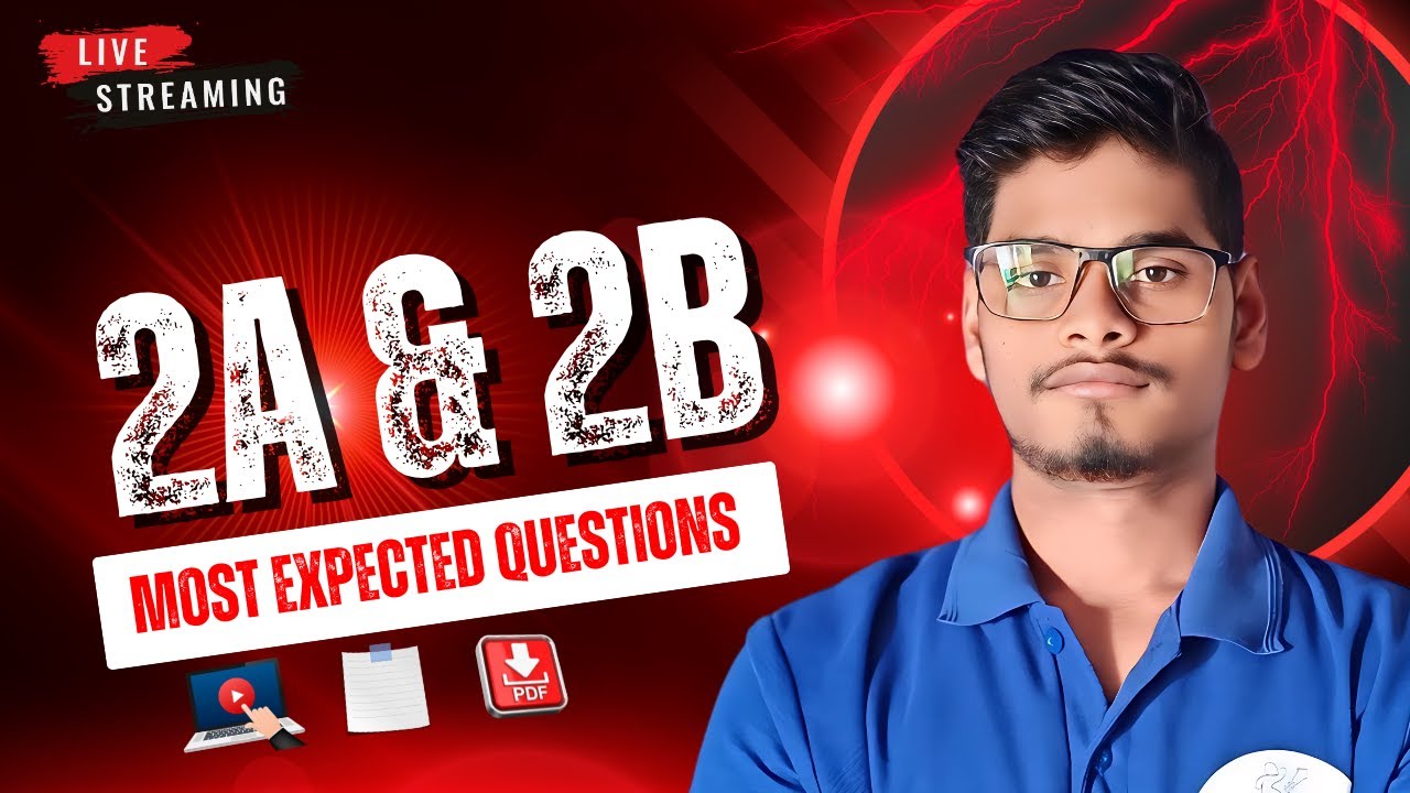 AP inter 2A and 2B Most Expected Questions ( Free pdfs , Classes ...