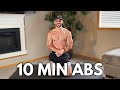 10 Min Bodyweight Only Ab Workout for Men | No Equipment Core Exercises at Home