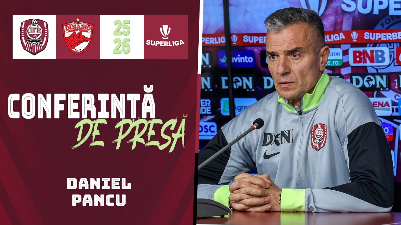 📽 CFR Cluj - Dinamo 2-0 | Pancu: „Fără niciun fel de reținere!”