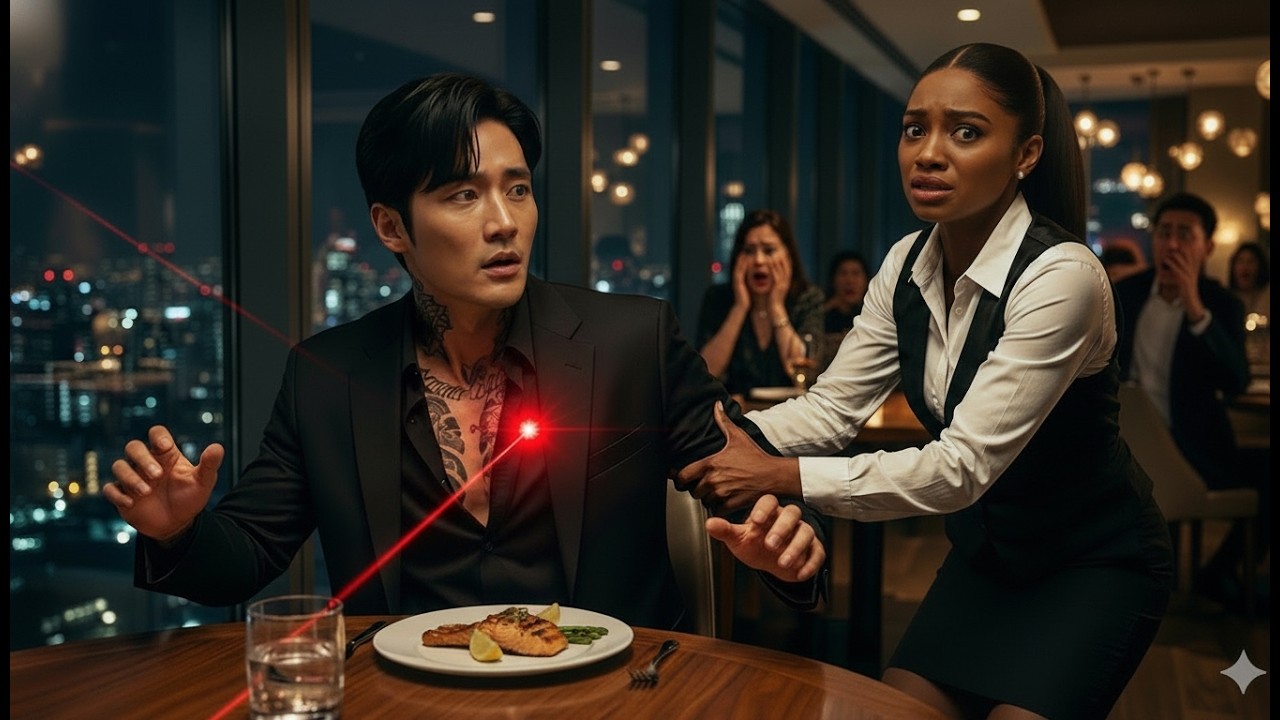 Black Waitress Saw the Red Dot on the Korean Mafia Boss’s Chest — Seconds Before He Was Shot!