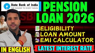 SBI Pension Loan 2026 || New Rules, Interest Rates, Max & Min Eligibility || All About Pension Loan screenshot 1