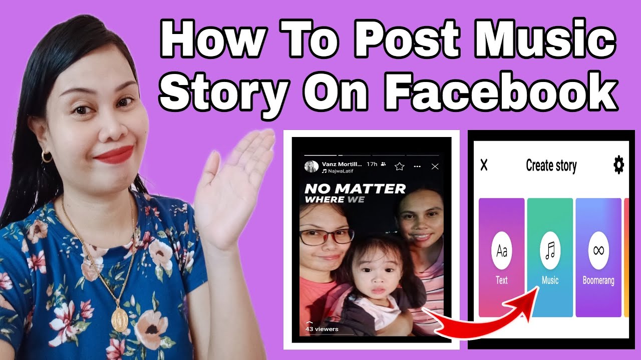 How To Post Music Story On Facebook Vanz Official YouTube