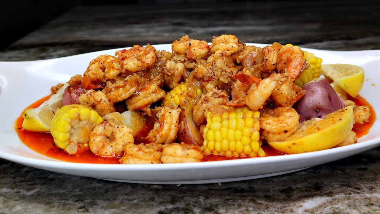 THE BEST SHRIMP BOIL I'VE EVER MADE! Shrimp Boil Recipe WeCookin