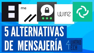 5 ALTERNATIVAS DE MENSAJERÍA DIFERENTES A WHATSAPP, TELEGRAM Y SIGNAL screenshot 3