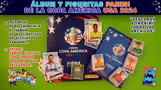 ÁLBUM DE LA COPA AMÉRICA  USA 2024 Y FIGURITAS PARA DESCARGAR