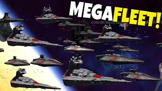 Largest REPUBLIC FLEET Ever Assembled! - Star Wars EAW: Fall of the Republic Mod 16