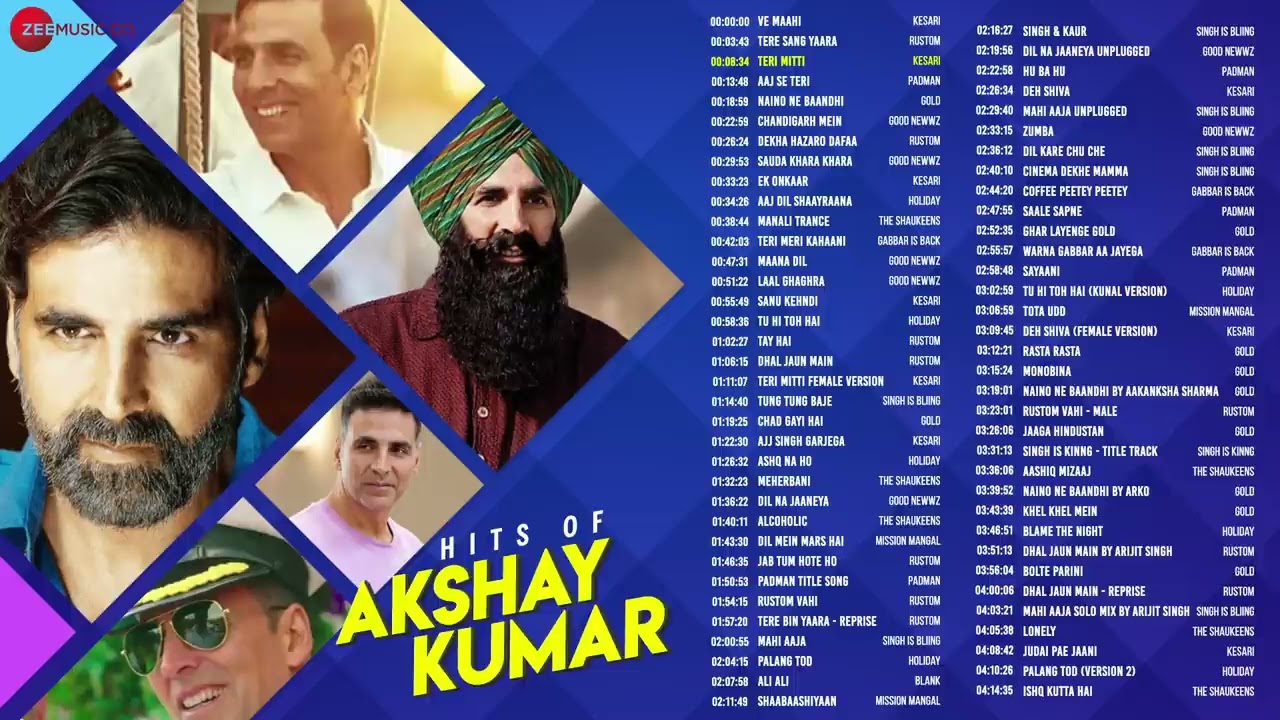 Best of Akshay Kumar | 69 superhit songs | Ve Maahi, Tere Sang Yaara, Teri Mitti, Aaj Se Teri \u0026 more