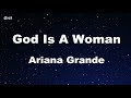 God is a woman - Ariana Grande Karaoke 【No Guide Melody】 Instrumental