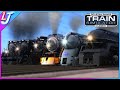Train simulator  mighty american loco again race