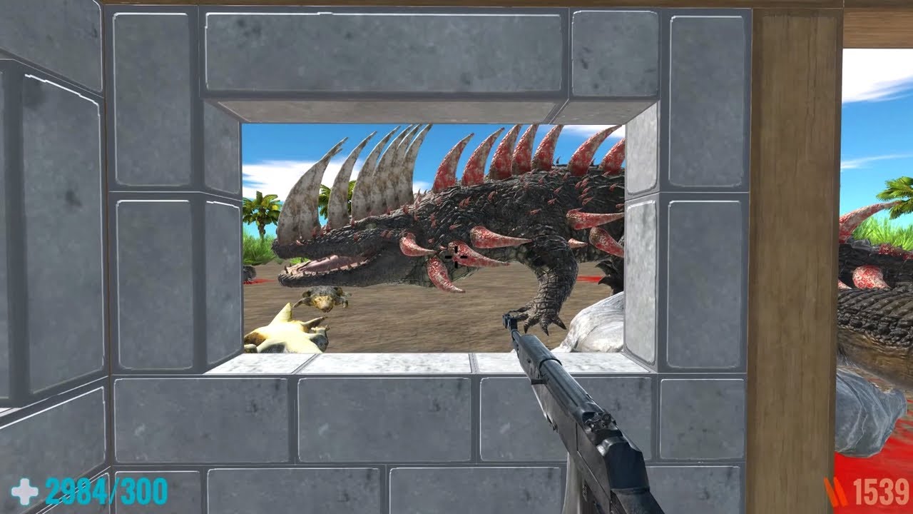 Escape from The Crocodile King Island. FPS Perspective! Animal Revolt Battle Simulator