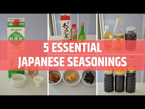 5 ESSENTIAL JAPANESE SEASONINGS | VERY BASIC OF JAPANESE COOKING! (EP190)