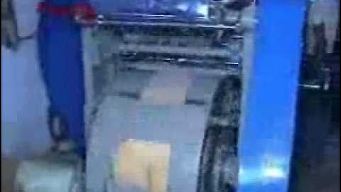 Paper Bag making Machine with Two Color Flexo Printing , Paper Carry Bag Making Machine