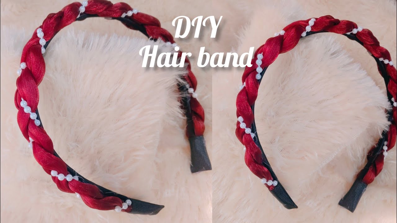 easy hair band making 👍✅🫰 #hairaccessories #diy #shorrtspastry #shortsfeed