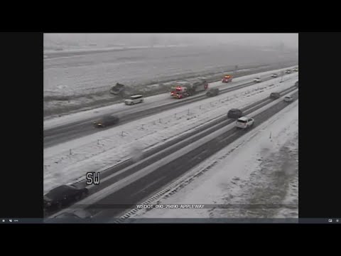 Spokane Snow: Traffic, School closures & delays for March 6 - YouTube