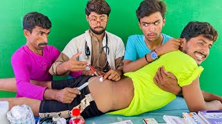 Injection Pail Diya Patient Ko Amazing Doctor Ne | New Doctor Funny Video  screenshot 5