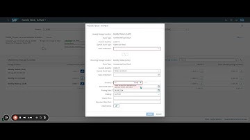 Stock transfer between storage locations in SAP S4 HANA