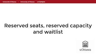 Reserved Capacity