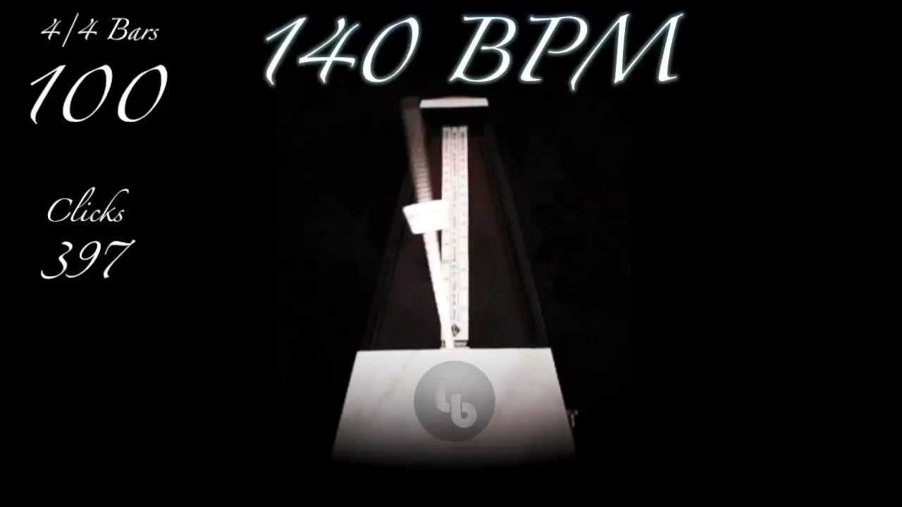 140 BPM - METRONOME - YouTube