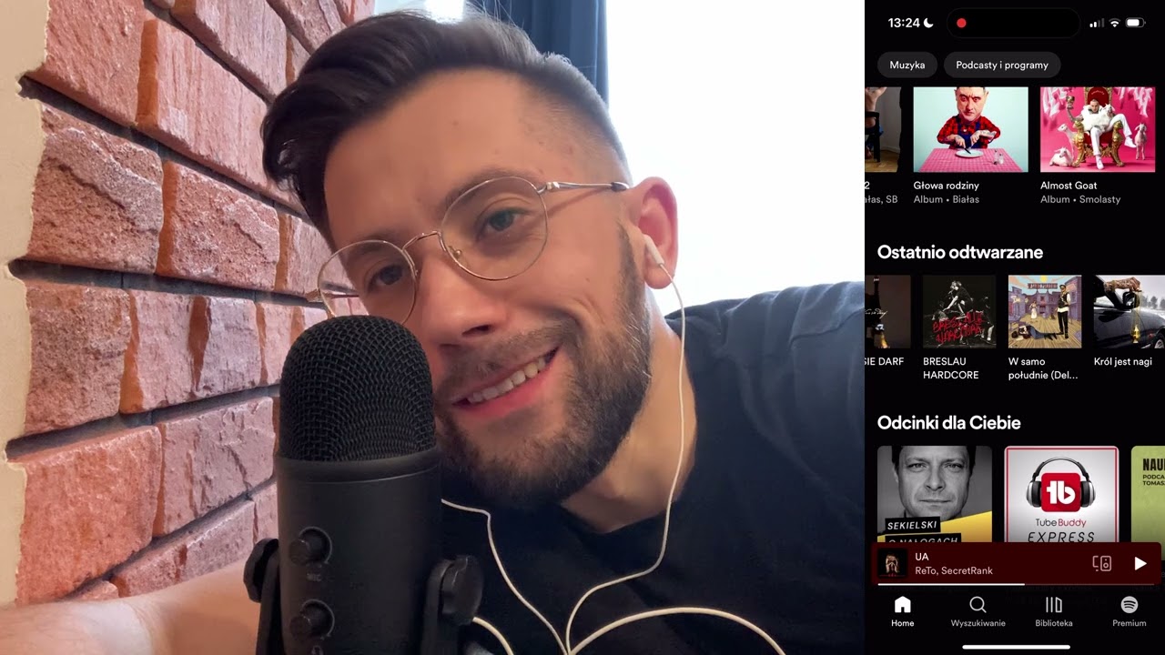 PRZEGLĄD MOJEGO SPOTIFY * żucie gumy | ASMR po polsku