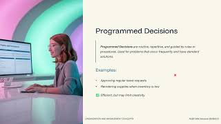CHAPTER 4 - Decision-Making Processes (Planning and Organizing)